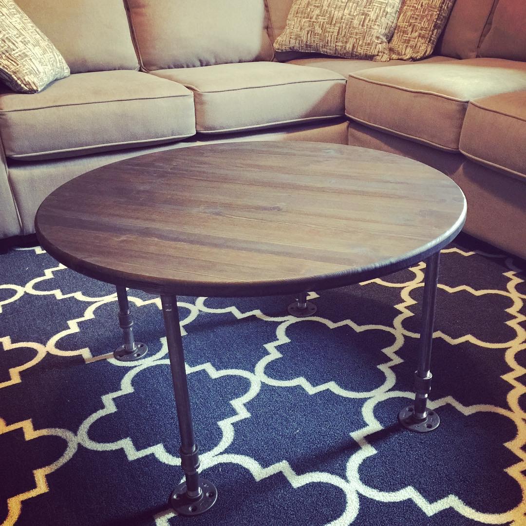 finished coffee table