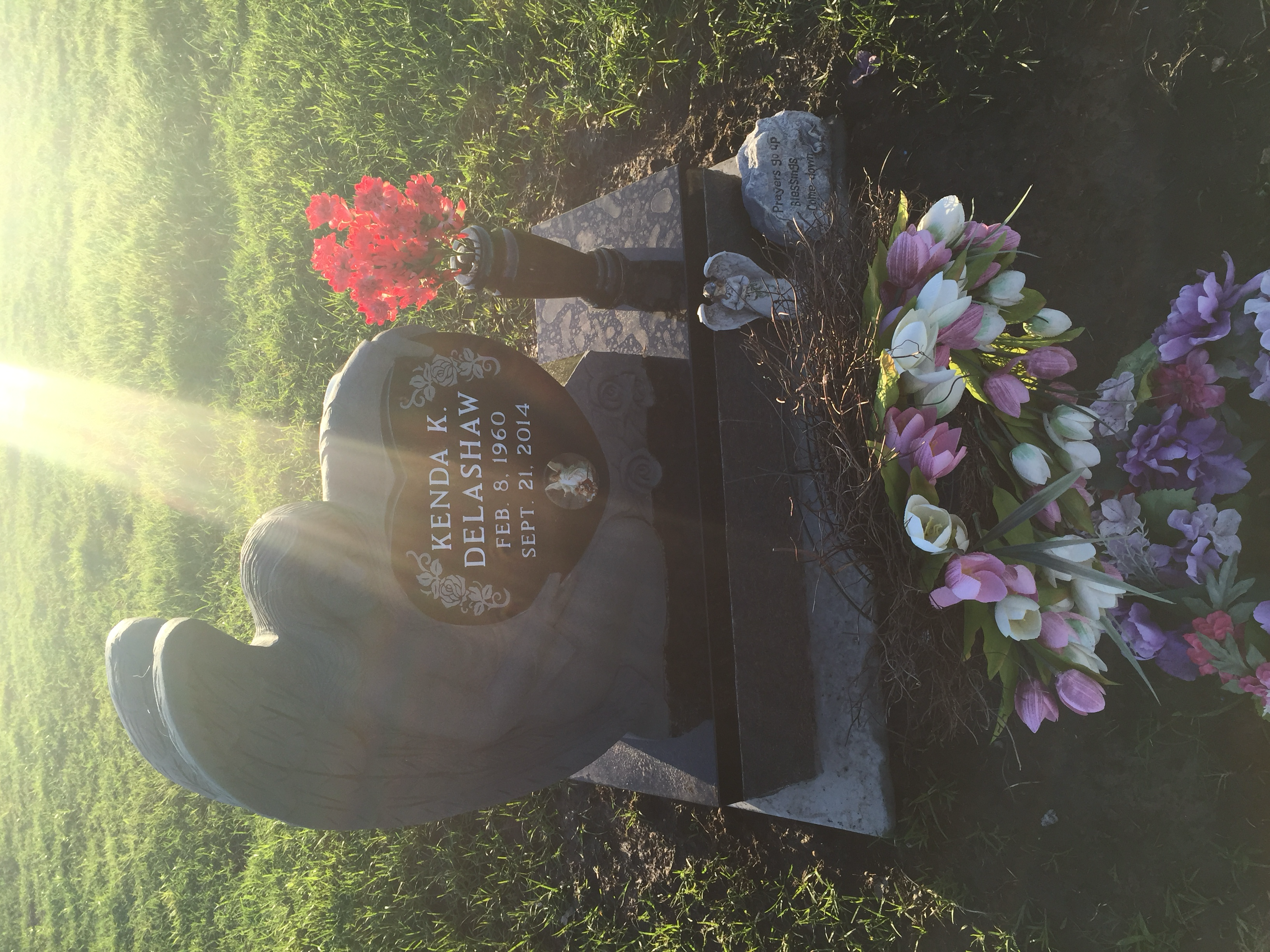 Kenda Delashaw’s headstone